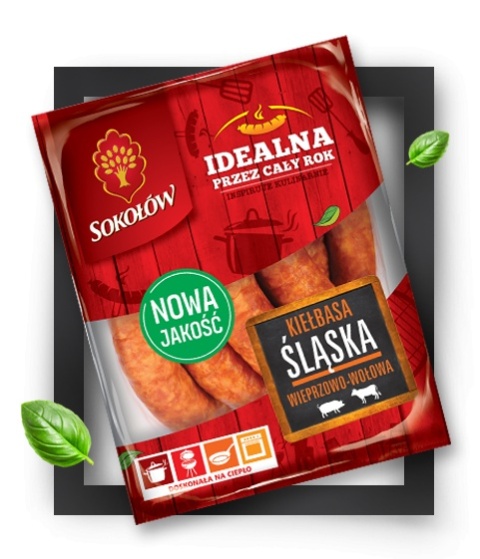 Kiełbasa śląska wieprzowo-wołowa (1,2 kg)